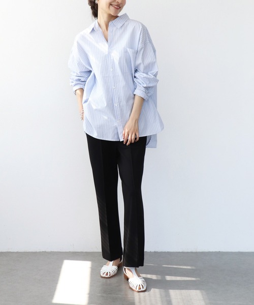 Jines(ジネス)の「デザインポケットイージーパンツ(その他パンツ・レディース・ネイビー/ブラック・36)」の8枚目の写真