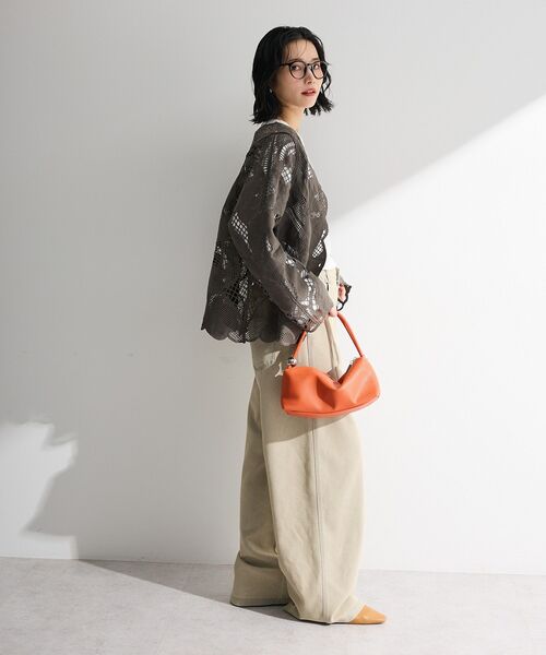 Green　Parks（グリーンパークス）の「レースカーディガン（カーディガン/ボレロ・レディース・アイボリー/グレー/カーキ・FREE）」の11枚目の写真