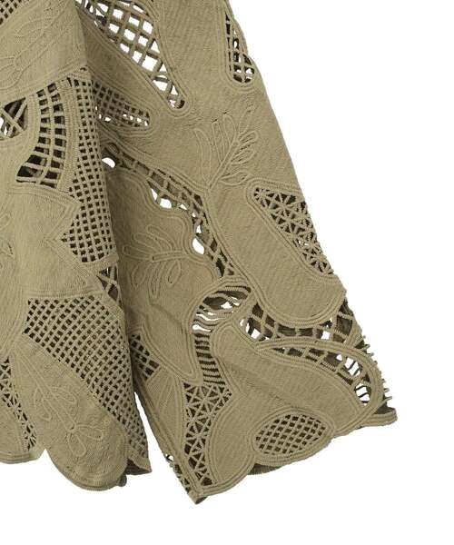Green Parks(グリーンパークス)の「レースカーディガン(カーディガン/ボレロ・レディース・アイボリー/グレー/カーキ・FREE)」の11枚目の写真