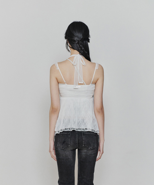 PAIN OR PLEASURE(ペインオアプレジャー)の「ROSE SHIRRING TOP white(Tシャツ/カットソー・レディース・その他・SMALL/MEDIUM)」の3枚目の写真