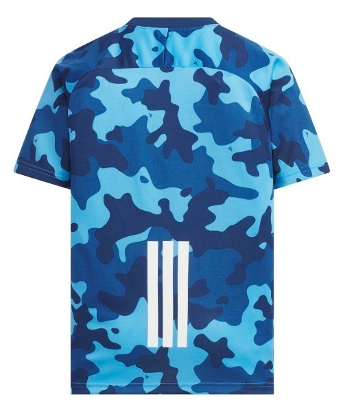 adidas(アディダス)の「アディダス adidas エッセンシャル カモ パック ルーズフィット ダブルニット AOP Tシャツ(Tシャツ/カットソー・キッズ・ブルー/ブラック×グレー・160cm/140cm/130cm/150cm)」の10枚目の写真