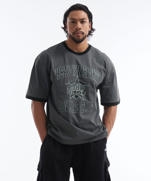 HDEX(エイチデックス)の「LVS クラブショートスリーブ (チャコール)(Tシャツ/カットソー・メンズ・チャコール・MEDIUM/LARGE/X-LARGE/2XL)」の1枚目の写真