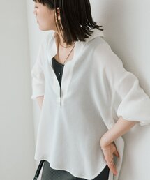 RIVE DROITE | 予約【涼し気な抜け感】メッシュスキッパーシャツ(シャツ/ブラウス)