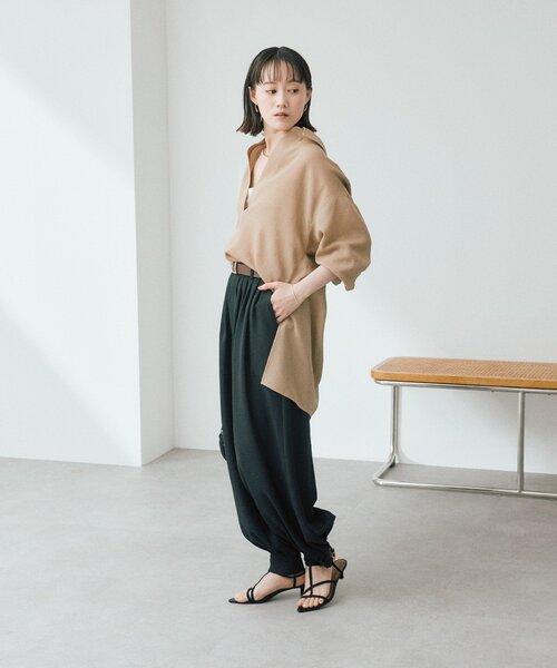 RIVE DROITE（リヴドロワ）の「予約【涼し気な抜け感】メッシュスキッパーシャツ（シャツ/ブラウス・レディース・オフホワイト/ブラック/ベージュ・FREE）」の21枚目の写真