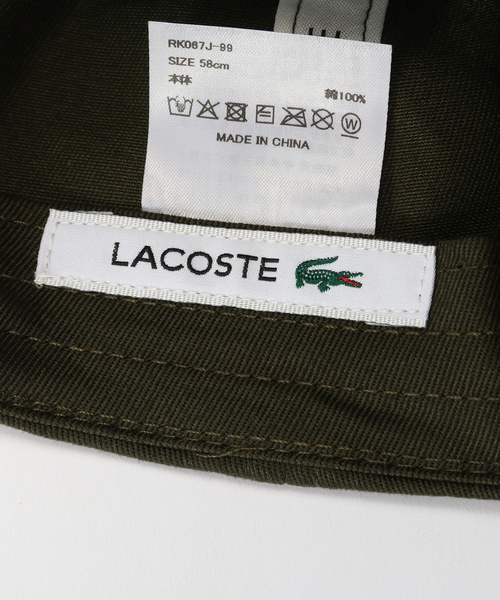 LACOSTE（ラコステ）の「LACOSTE/ラコステ L キャップ RK067J-99（ハット・レディース・カーキ/ベージュ・FREE）」の5枚目の写真