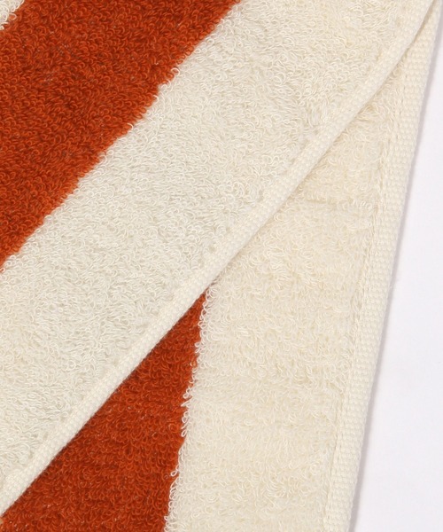 BAYFLOW（ベイフロー）の「BFミニバスタオル(太ストライプ)50×100（タオル・レディース・ネイビー/ブラウン・0）」の9枚目の写真