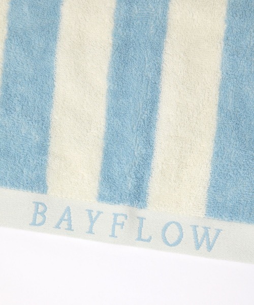 BAYFLOW（ベイフロー）の「BFミニバスタオル(太ストライプ)50×100（タオル・レディース・ネイビー/ブラウン・0）」の10枚目の写真