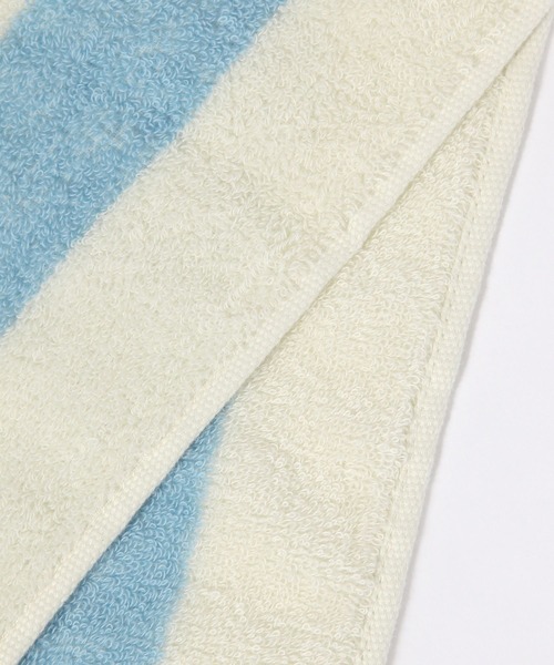 BAYFLOW（ベイフロー）の「BFミニバスタオル(太ストライプ)50×100（タオル・レディース・ネイビー/ブラウン・0）」の11枚目の写真