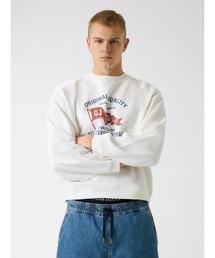 GUESS JEANS | GUESS JEANS Boxy Sweat スウェット トレーナー(スウェット)