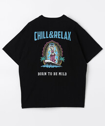 chillax（チラックス）の「限定展開 CHILLAX/チラックス スラブ天竺プリントS/S TEE（Tシャツ/カットソー）」