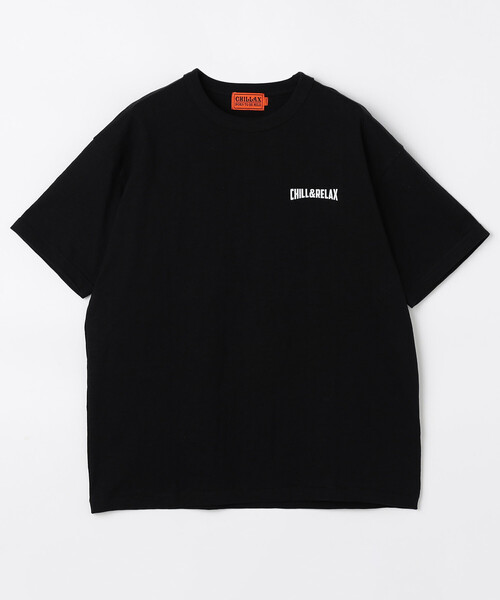 限定展開 CHILLAX/チラックス スラブ天竺プリントS/S TEE（Tシャツ