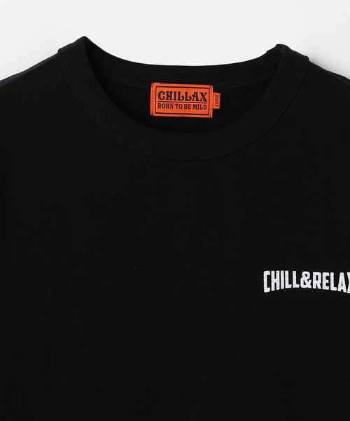 FREAK'S STORE(フリークスストア)の「限定展開 CHILLAX/チラックス スラブ天竺プリントS/S TEE(Tシャツ/カットソー・メンズ・ブラック/ホワイト/チャコールグレー/オフホワイト・X-LARGE/LARGE/MEDIUM)」の6枚目の写真
