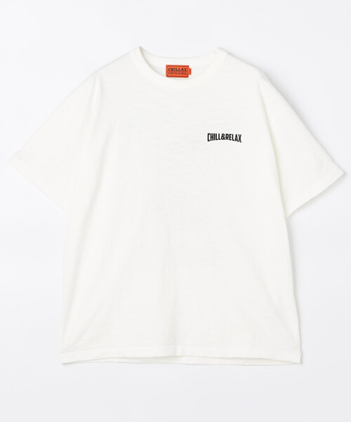 FREAK'S STORE(フリークスストア)の「限定展開 CHILLAX/チラックス スラブ天竺プリントS/S TEE(Tシャツ/カットソー・メンズ・ブラック/ホワイト/チャコールグレー/オフホワイト・X-LARGE/LARGE/MEDIUM)」の11枚目の写真