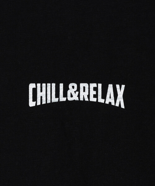 FREAK'S STORE(フリークスストア)の「限定展開 CHILLAX/チラックス スラブ天竺プリントS/S TEE(Tシャツ/カットソー・メンズ・ブラック/ホワイト/チャコールグレー/オフホワイト・X-LARGE/LARGE/MEDIUM)」の18枚目の写真