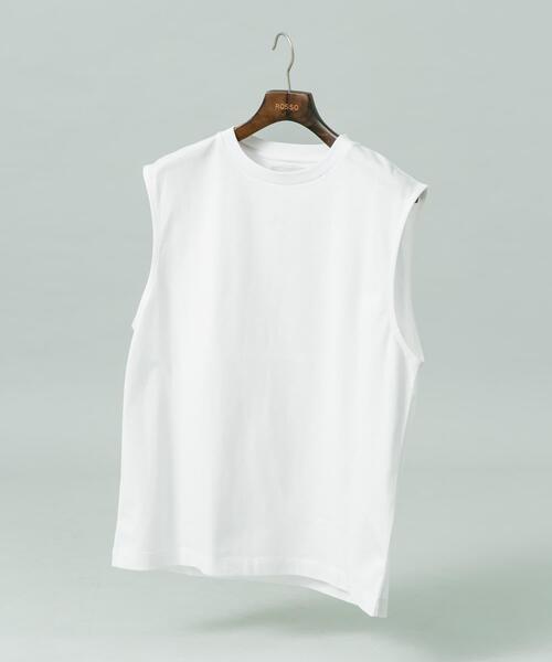URBAN RESEARCH ROSSO MEN（アーバンリサーチロッソメン）の「『WEB限定』『XLサイズあり』『UR TECH』汗ジミ防止タンクトップ（タンクトップ・メンズ・ネイビー/ホワイト系その他/ホワイト/ブラック系その他/グレー/ブラック・MEDIUM/SMALL/X-LARGE/LARGE）」の2枚目の写真