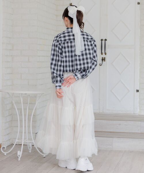 ems excite（エムズエキサイト）の「ビスチェ＆チェックSHセット（シャツ/ブラウス・レディース・ブラック系その他2/ブルー系その他2/ブラウン系その他2・FREE）」の17枚目の写真