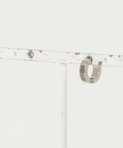 almo（アルモ）の「EK561/シルバーデザインクリップイヤリング/片耳用/メンズ(NEZ)（ピアス（片耳用）・メンズ・シルバー・FREE）」の4枚目の写真
