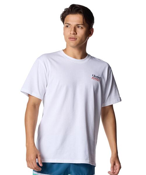 UNDER ARMOUR(アンダーアーマー)の「UAヘビーウエイト グラフィック ショートスリーブ Tシャツ(ライフスタイル/メンズ)(Tシャツ/カットソー・メンズ・ホワイト・3XL/S/XL/2XL/L/M)」の6枚目の写真