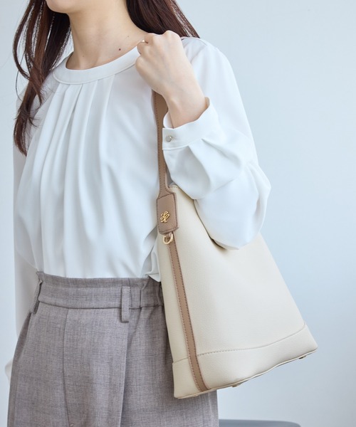 ROPE' PICNIC(ロペピクニック)の「me fit BAG フィットワンショルダーミドルバッグ(ショルダーバッグ・レディース・ライトグリーン/オレンジ系その他/ブラック/ホワイト系その他5・FREE)」の21枚目の写真