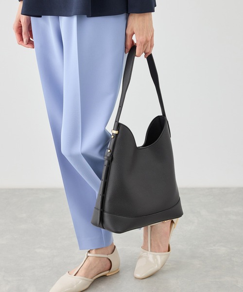 ROPE' PICNIC(ロペピクニック)の「me fit BAG フィットワンショルダーミドルバッグ(ショルダーバッグ・レディース・ライトグリーン/オレンジ系その他/ブラック/ホワイト系その他5・FREE)」の8枚目の写真