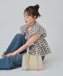 mystic | 【 @sktnnm企画】リップチャーム付きminiボストンBAG(ボストンバッグ)