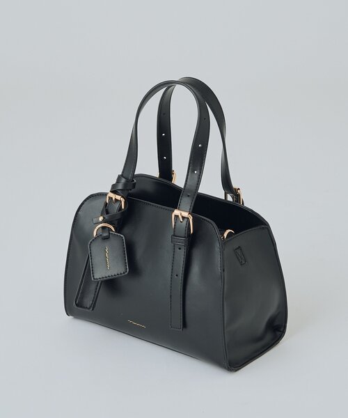 mystic(ミスティック)の「【WEB限定 / @sktnnm企画】リップチャーム付きminiボストンBAG(ボストンバッグ・レディース・アイボリー/ブラック・ONE SIZE)」の10枚目の写真