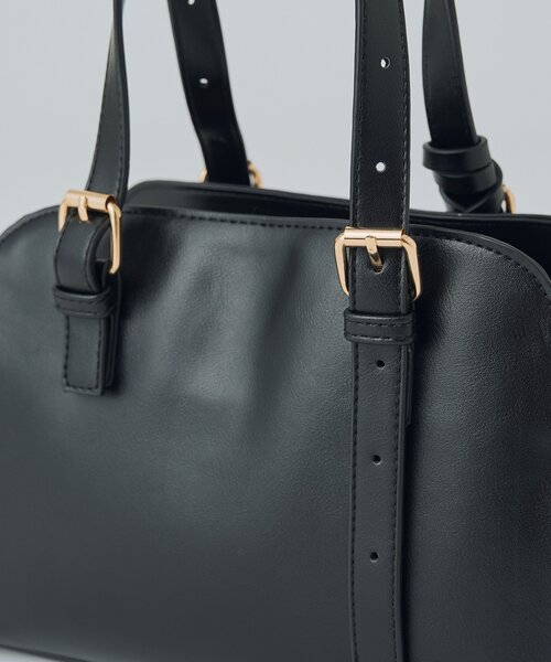 mystic(ミスティック)の「【WEB限定 / @sktnnm企画】リップチャーム付きminiボストンBAG(ボストンバッグ・レディース・アイボリー/ブラック・ONE SIZE)」の14枚目の写真