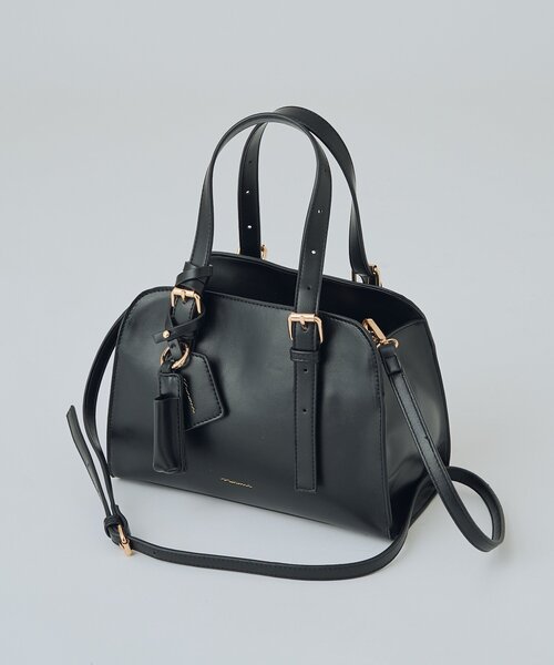 mystic(ミスティック)の「【WEB限定 / @sktnnm企画】リップチャーム付きminiボストンBAG(ボストンバッグ・レディース・アイボリー/ブラック・ONE SIZE)」の20枚目の写真
