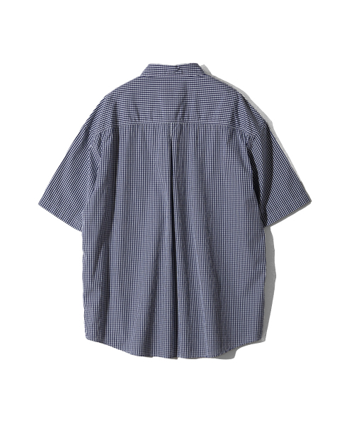 HORLISUN（ホーリーサン）の「Ophir Gingham Check Shirt Navy（シャツ/ブラウス・メンズ・その他・SMALL/MEDIUM/LARGE）」の2枚目の写真