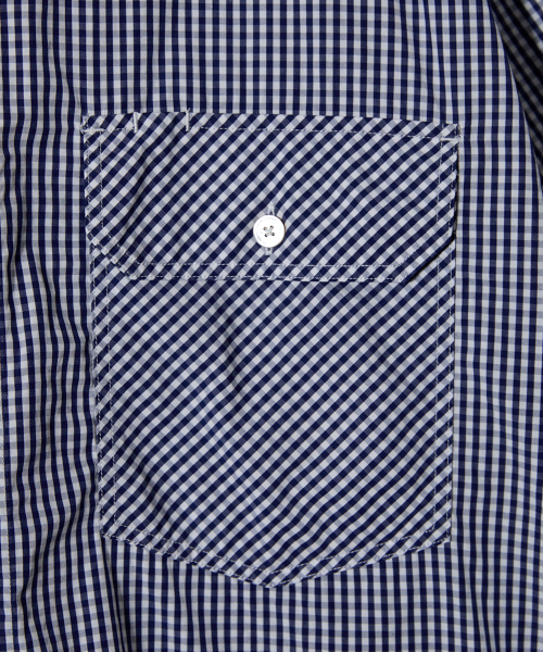 HORLISUN（ホーリーサン）の「Ophir Gingham Check Shirt Navy（シャツ/ブラウス・メンズ・その他・SMALL/MEDIUM/LARGE）」の4枚目の写真