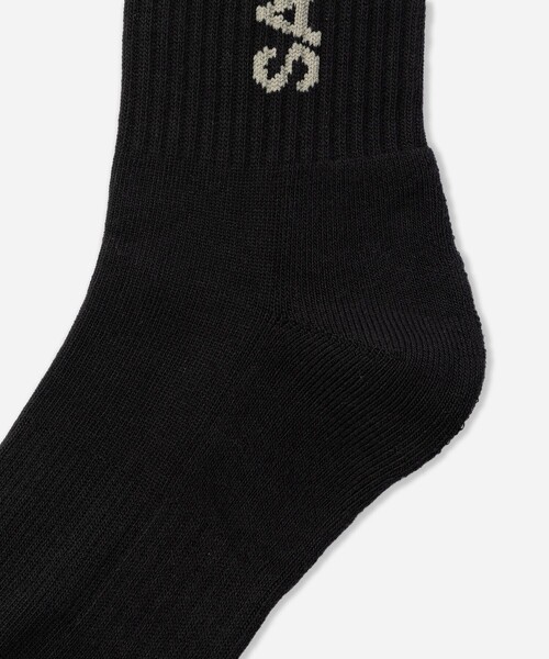 Saturdays NYC(サタデーズ ニューヨークシティ )の「Logo Socks(ソックス/靴下・メンズ・ホワイト/ブラック・FREE)」の6枚目の写真