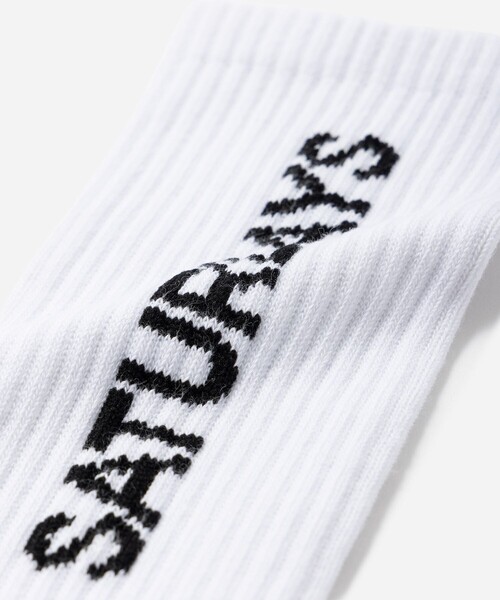 Saturdays NYC(サタデーズ ニューヨークシティ )の「Logo Socks(ソックス/靴下・メンズ・ホワイト/ブラック・FREE)」の9枚目の写真