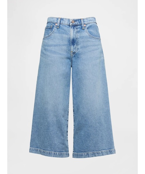 GAP(ギャップ)の「ハイライズ キュロットデニム(デニムパンツ・レディース・ライトインディゴブルー・30/29/28/27/26/25/24/23)」の5枚目の写真