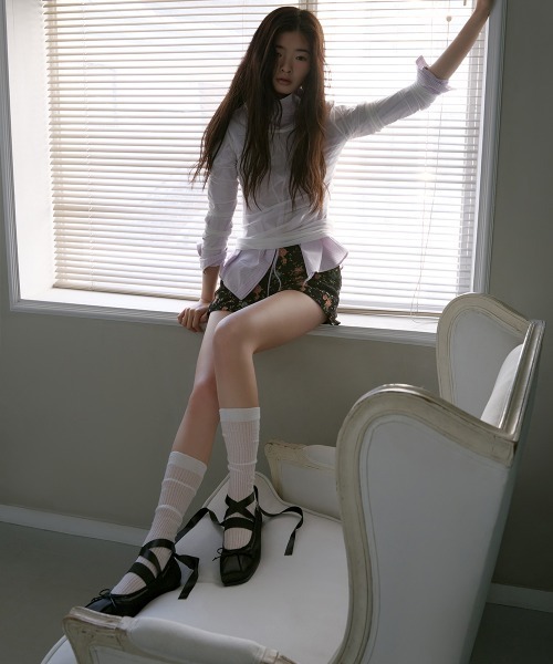 ROCKFISH WEATHERWEAR（ロックフィッシュウェザーウェア）の「TULE MARYJANE（バレエシューズ・レディース・ブラック/ブラウン/グレー/ピンク/セージグリーン・24.5cm/23.5cm/25.0cm/24.0cm/23.0cm/25.5cm）」の10枚目の写真
