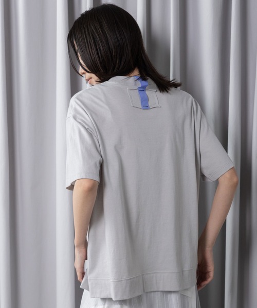 MARECHAL TERRE（マルシャルテル）の「ベーシックTシャツ（Tシャツ/カットソー・レディース・ブラック/ライトベージュ/オフホワイト/ライトグレー/ネイビー・MEDIUM）」の22枚目の写真