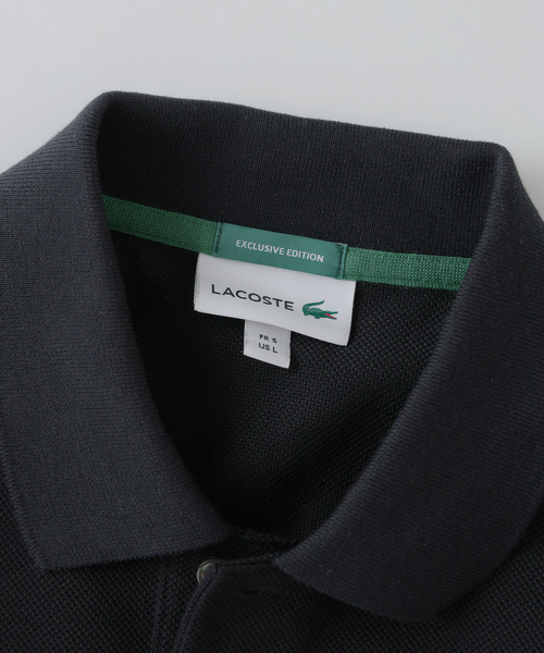 LACOSTE（ラコステ）の「LACOSTE / ラコステ 別注 ボックスシルエット ポロシャツ（ポロシャツ・メンズ・ピンク/ライトグリーン/ブラウン/ブラック/グレー・5/7/6）」の19枚目の写真