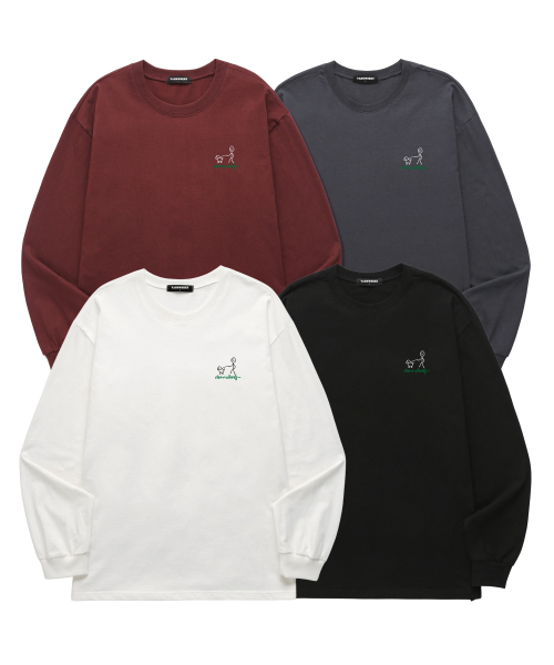 VANNWORKS(バンワークス)の「CHI CHI PARK ロングスリーブ (VLS0071) バーガンディ(Tシャツ/カットソー・レディース・その他・SMALL/MEDIUM/LARGE/X-LARGE/XX-LARGE)」の4枚目の写真