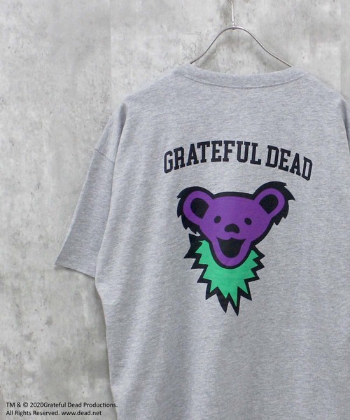 Grateful Dead（グレイトフルデッド）の「メンズ GRATEFUL DEAD グレイトフルデッド オーバーサイズＴシャツ（Tシャツ/カットソー・メンズ・ブラック/パープル/グリーン系その他/オレンジ/ベージュ系その他/ホワイト系その他3/ホワイト系その他/ブラック系その他/杢グレー/ホワイト系その他2/チャコールグレー/ダークグリーン/オフホワイト/グレー系その他・M/L/XL）」の8枚目の写真