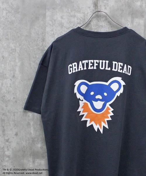 Grateful Dead（グレイトフルデッド）の「メンズ GRATEFUL DEAD グレイトフルデッド オーバーサイズＴシャツ（Tシャツ/カットソー・メンズ・ブラック/パープル/グリーン系その他/オレンジ/ベージュ系その他/ホワイト系その他3/ホワイト系その他/ブラック系その他/杢グレー/ホワイト系その他2/チャコールグレー/ダークグリーン/オフホワイト/グレー系その他・M/L/XL）」の9枚目の写真