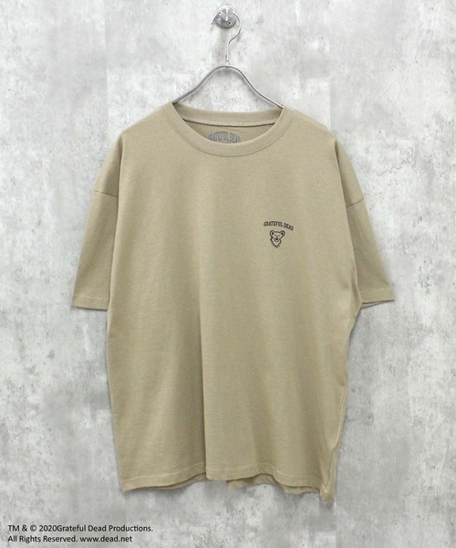 Grateful Dead（グレイトフルデッド）の「メンズ GRATEFUL DEAD グレイトフルデッド オーバーサイズＴシャツ（Tシャツ/カットソー・メンズ・ブラック/パープル/グリーン系その他/オレンジ/ベージュ系その他/ホワイト系その他3/ホワイト系その他/ブラック系その他/杢グレー/ホワイト系その他2/チャコールグレー/ダークグリーン/オフホワイト/グレー系その他・M/L/XL）」の20枚目の写真