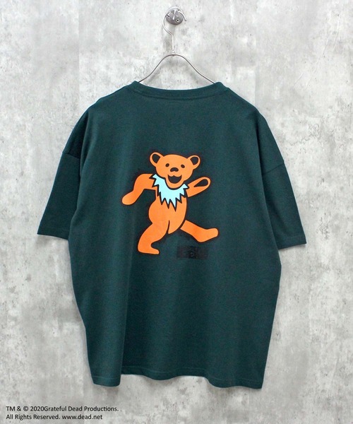 Grateful Dead（グレイトフルデッド）の「メンズ GRATEFUL DEAD グレイトフルデッド オーバーサイズＴシャツ（Tシャツ/カットソー・メンズ・ブラック/パープル/グリーン系その他/オレンジ/ベージュ系その他/ホワイト系その他3/ホワイト系その他/ブラック系その他/杢グレー/ホワイト系その他2/チャコールグレー/ダークグリーン/オフホワイト/グレー系その他・M/L/XL）」の21枚目の写真