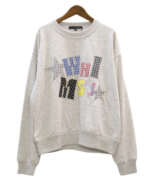 LUXSTYLE(ラグスタイル)の「チェックワッペントレーナー(スウェット・メンズ・グレー/ブラック・M/L)」の16枚目の写真
