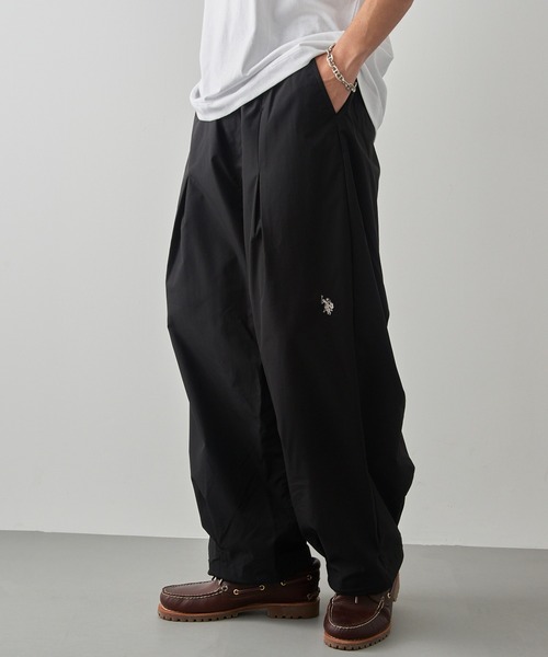 U.S. POLO ASSN.（ユーエスポロアッスン）の「【U.S. POLO ASSN.】ポリ撥水タックバルーンパンツ 046370（その他パンツ・メンズ・ネイビー/グレー/モカ/ブラック・S/LL/L/M）」の5枚目の写真