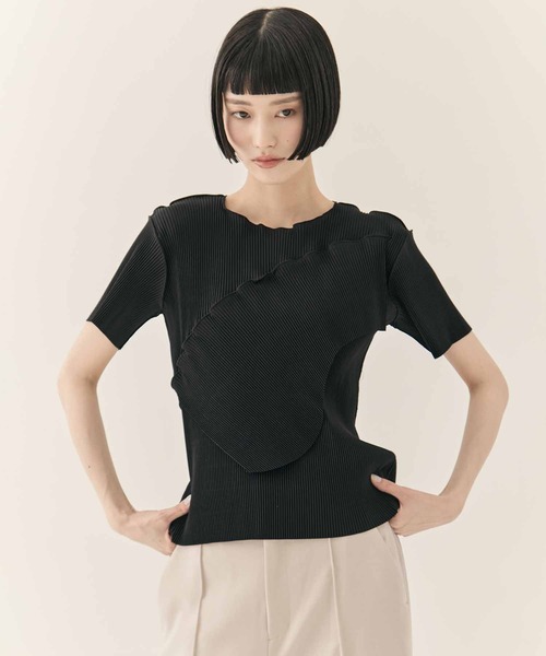 kotohayokozawa/コトハヨコザワ】TODO WAVE TOP SHORT SLEEVE/トゥー