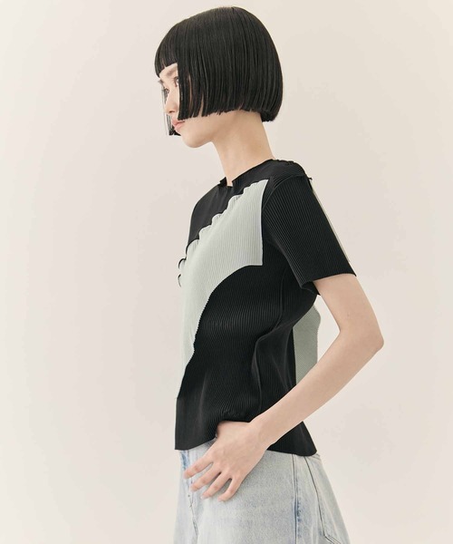 kotohayokozawa/コトハヨコザワ】TODO WAVE TOP SHORT SLEEVE/トゥー
