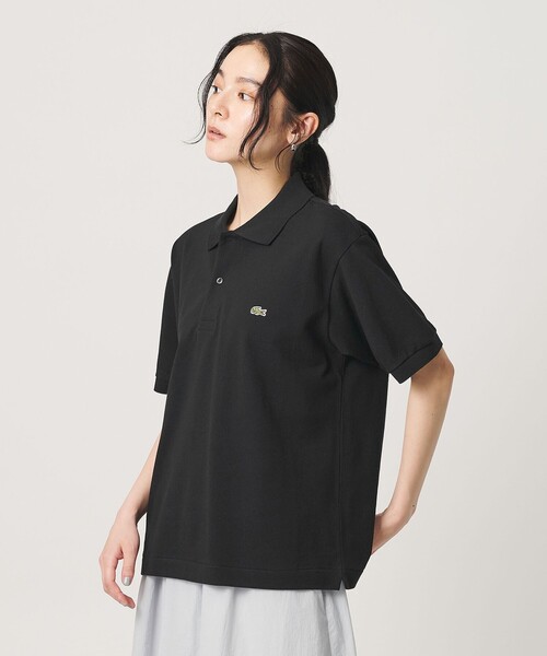 LACOSTE(ラコステ)の「【別注】<LACOSTE>ポロシャツ(ポロシャツ・レディース・オリーブ/ブラック/ライトブルー/ベージュ・38/34)」の7枚目の写真