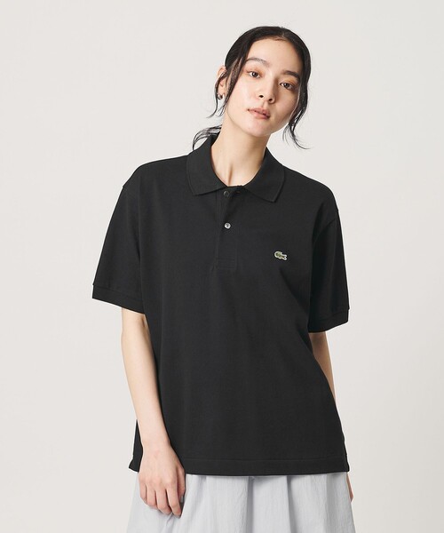 LACOSTE(ラコステ)の「【別注】<LACOSTE>ポロシャツ(ポロシャツ・レディース・オリーブ/ブラック/ライトブルー/ベージュ・38/34)」の8枚目の写真
