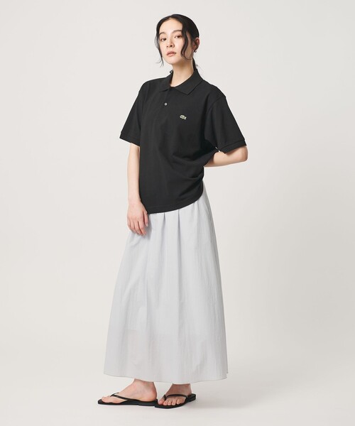 LACOSTE(ラコステ)の「【別注】<LACOSTE>ポロシャツ(ポロシャツ・レディース・オリーブ/ブラック/ライトブルー/ベージュ・38/34)」の9枚目の写真