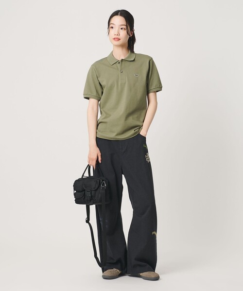 LACOSTE(ラコステ)の「【別注】<LACOSTE>ポロシャツ(ポロシャツ・レディース・オリーブ/ブラック/ライトブルー/ベージュ・38/34)」の11枚目の写真