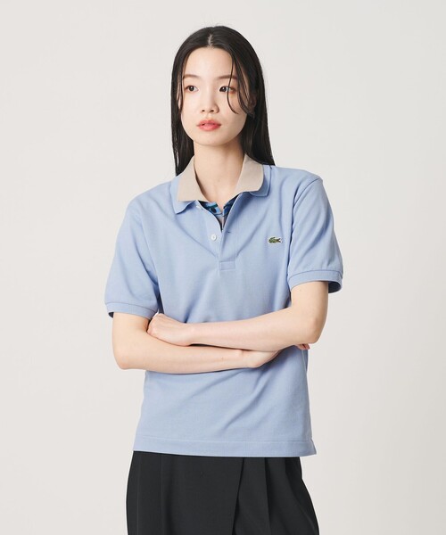 LACOSTE(ラコステ)の「【別注】<LACOSTE>ポロシャツ(ポロシャツ・レディース・オリーブ/ブラック/ライトブルー/ベージュ・38/34)」の13枚目の写真